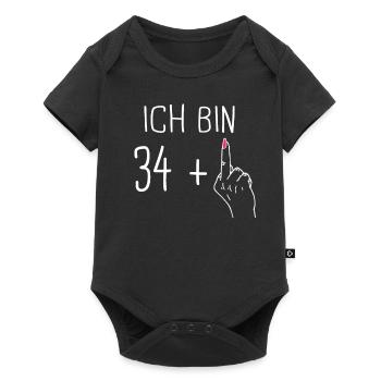 Birthday gift 35 years birthday boy - Baby Premium short-sleeve bodysuit - black - Front