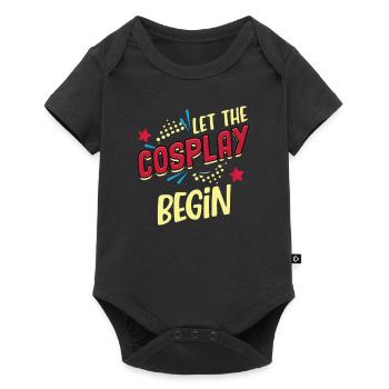 Let the Cosplay Begin Funny Costume - Baby Premium short-sleeve bodysuit - black - Front