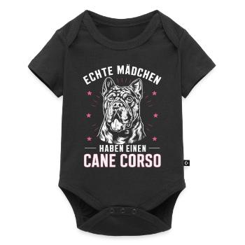 Dogs Cane Corso Italiano Dog - Baby Premium short-sleeve bodysuit - black - Front