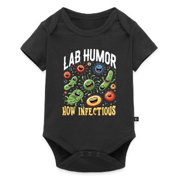 Microbiologist Microbiology Lab Staph Biology - Baby Premium Kurzarmbody - Schwarz - Vorne
