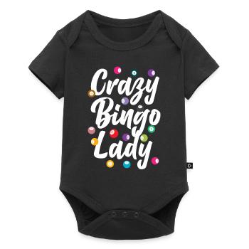Joueur de bingo Crazy Bingo Lady - Body à manches courtes Premium Bébé - noir - Devant