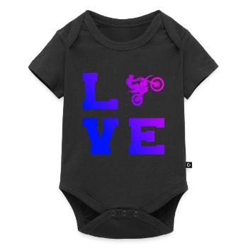 Dirt Bike Femme Dirt Bike Freestyle Motocross - Body à manches courtes Premium Bébé - noir - Devant