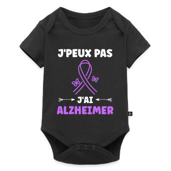 Sensibilisation à la maladie d’Alzheimer - Body à manches courtes Premium Bébé - noir - Devant