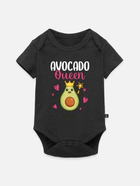 Avocado - Baby Premium Kurzarmbody - Schwarz