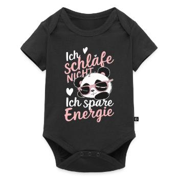 Panda Panda Ours Pandas - Body à manches courtes Premium Bébé - noir - Devant