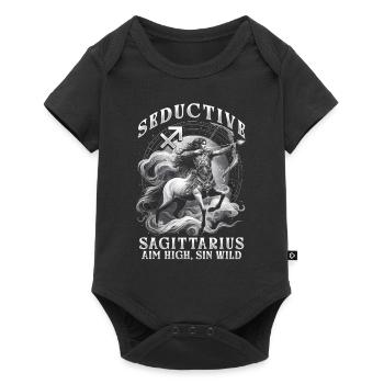Sagittarius Horoscope Seductive Sagittarius - Baby Premium short-sleeve bodysuit - black - Front