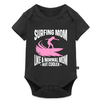 Surfeur Surfeur - Body à manches courtes Premium Bébé - noir - Devant