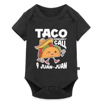 Funny Taco - Baby Premium short-sleeve bodysuit - black - Front