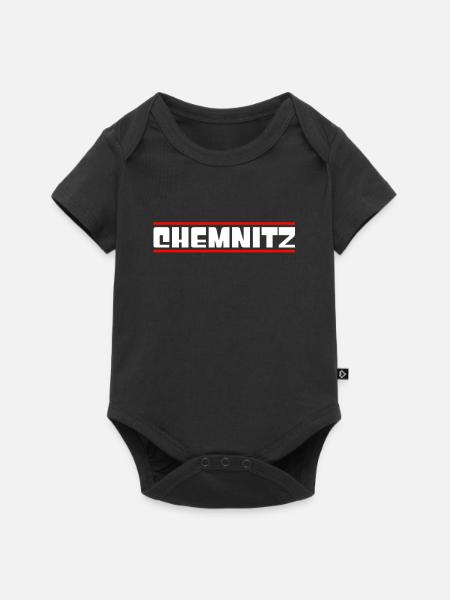 Chemnitz - Baby Premium Kurzarmbody - Schwarz