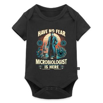 Microbiologist Microbiology Lab Staph Biology - Baby Premium Kurzarmbody - Schwarz - Vorne