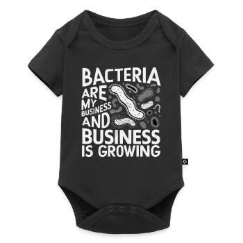 Microbiologist Microbiology Lab Staph Biology - Baby Premium Kurzarmbody - Schwarz - Vorne