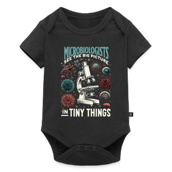 Microbiologist Microbiology Lab Staph Biology - Baby Premium Kurzarmbody - Schwarz - Vorne