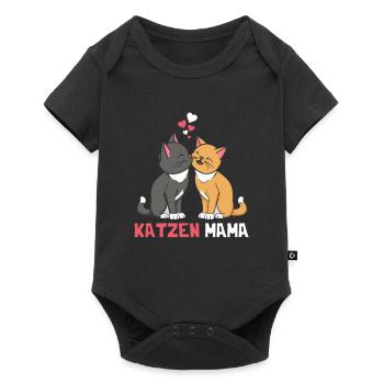 Best Cat Mom - Baby Premium short-sleeve bodysuit - black - Front