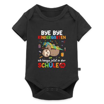 Bye Bye la maternelle, je traîne à l’école maintenant - Body à manches courtes Premium Bébé - noir - Devant