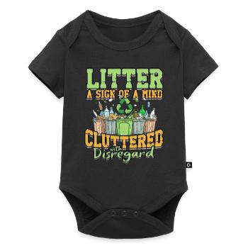 Environmental Protection Environmentalists - Baby Premium short-sleeve bodysuit - black - Front