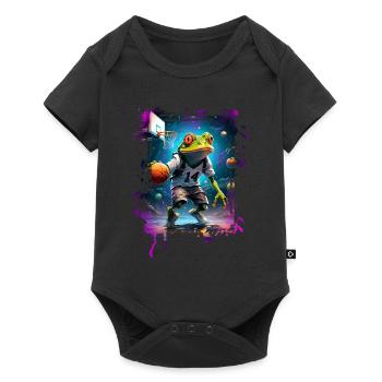 Basketball Frog - Baby Premium short-sleeve bodysuit - black - Front