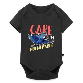 Macaw Bird Care For Me I'm Bird Owner Macaw Lover - Baby Premium short-sleeve bodysuit - black - Front