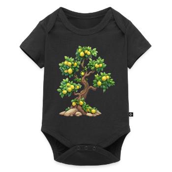 Lemon Tree, Natural Idyll, Refreshment - Baby Premium short-sleeve bodysuit - black - Front