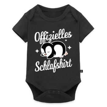 Penguin, Little Penguins, Emperor Penguin - Baby Premium short-sleeve bodysuit - black - Front