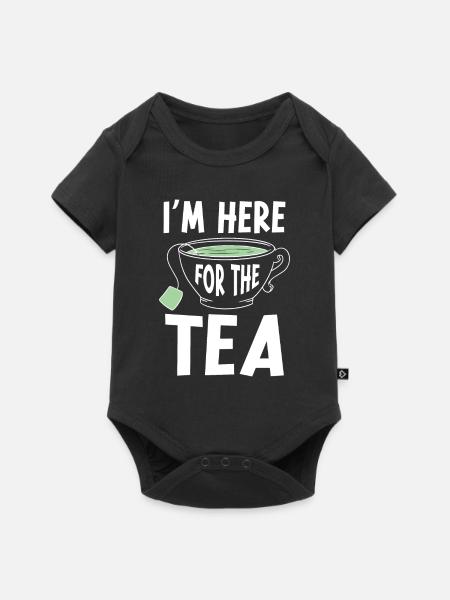 Teetrinker Tee - Baby Premium Kurzarmbody - Schwarz