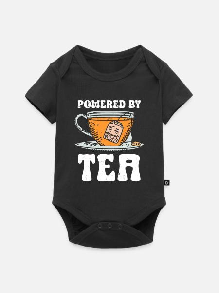 Teetrinker Tee - Baby Premium Kurzarmbody - Schwarz