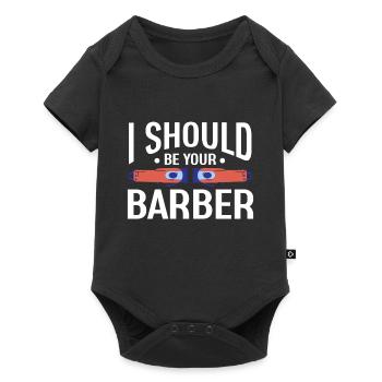 Coiffeuse - Body à manches courtes Premium Bébé - noir - Devant