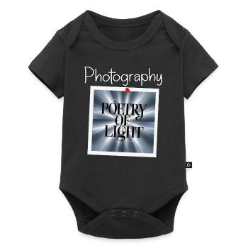 Photography is the poetry of light - Baby Premium Kurzarmbody - Schwarz - Vorne