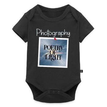 Photography is the poetry of light - Baby Premium Kurzarmbody - Schwarz - Vorne