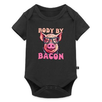Bacon Body By Bacon - Baby Premium short-sleeve bodysuit - black - Front