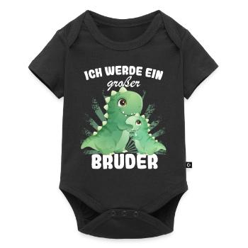 Announcing offspring | I'm going to be a big brother in 2025 - Baby Premium short-sleeve bodysuit - black - Front