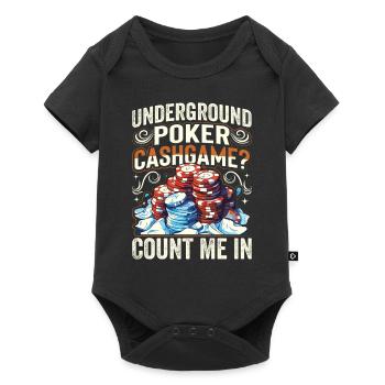 Tenue pour femme pour les jeux de cartes, les jeux d’argent, - Body à manches courtes Premium Bébé - noir - Devant