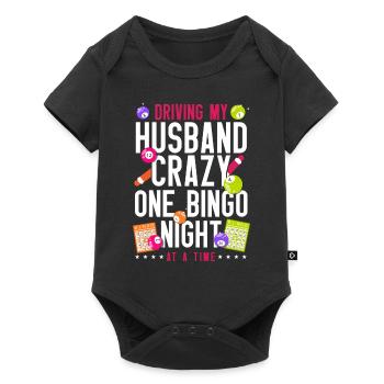 Bingo Player Husband Wife Driving - Baby Premium short-sleeve bodysuit - black - Front