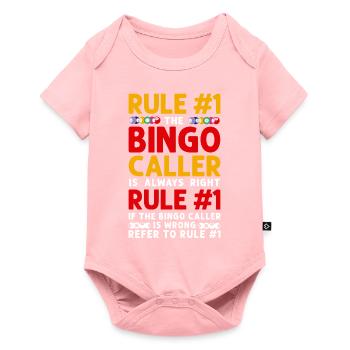 Bingo Player Rule #1 The Bingo - Baby Premium Kurzarmbody - Rosa - Vorne