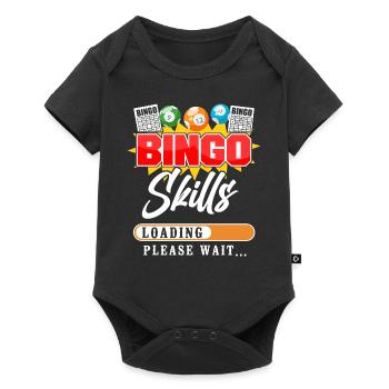 Joueur de bingo Bingo Compétences Chargement - Body à manches courtes Premium Bébé - noir - Devant