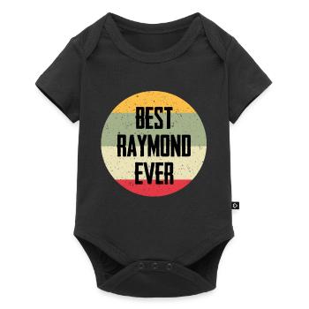 Le meilleur Raymond de tous les temps - Body à manches courtes Premium Bébé - noir - Devant