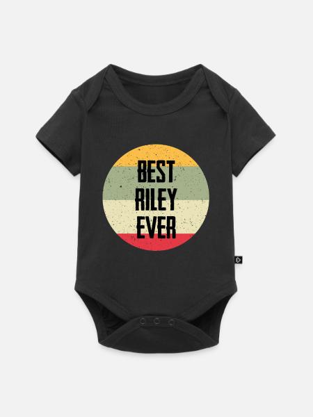 Best Riley Ever - Baby Premium Kurzarmbody - Schwarz