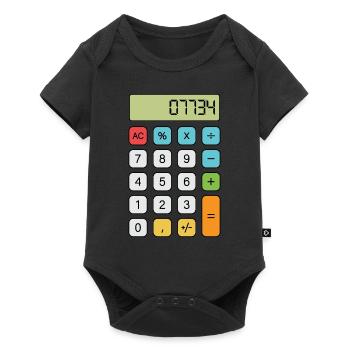 Bonjour Calculatrice - Body à manches courtes Premium Bébé - noir - Devant