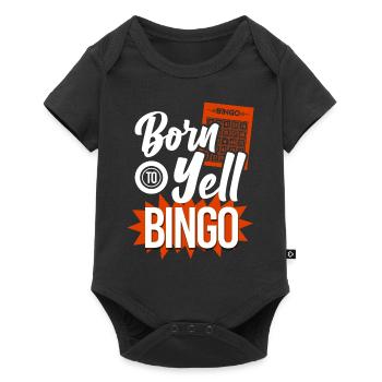 Bingo Player Born To Yell Bingo - Baby Premium short-sleeve bodysuit - black - Front