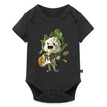 Guitare Chou-fleur - Body à manches courtes Premium Bébé - noir - Devant