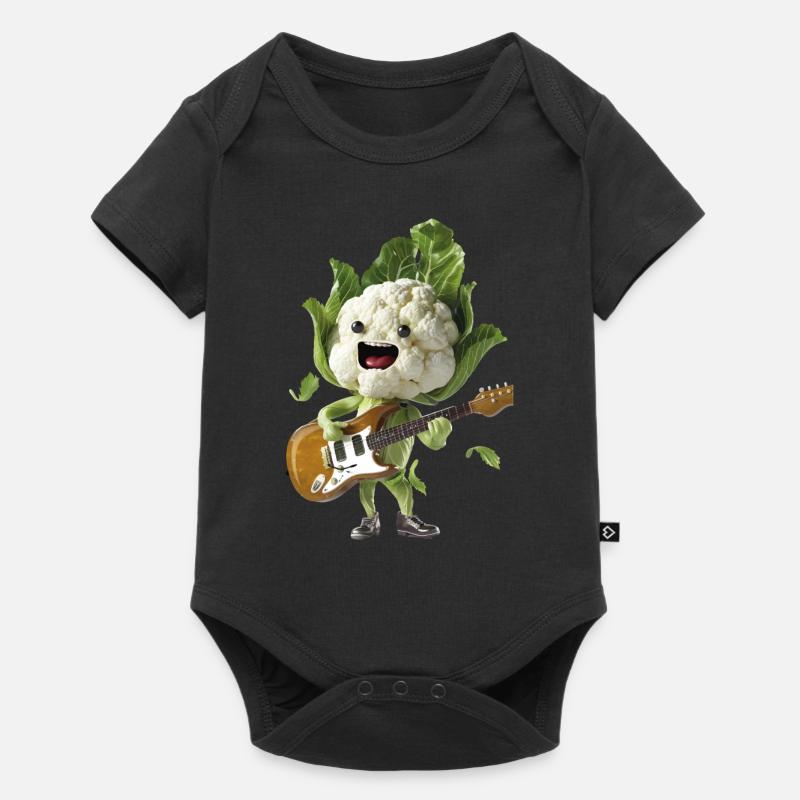 Guitare Chou-fleur - Body à manches courtes Premium Bébé - noir