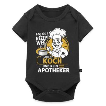 Cook Chef - Baby Premium short-sleeve bodysuit - black - Front