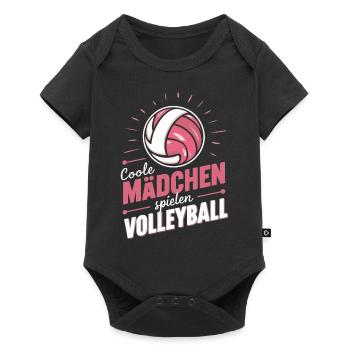 Volley-ball Volley-ball de plage Joueurs de volley-ball sportifs - Body à manches courtes Premium Bébé - noir - Devant