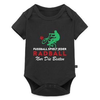 Cycling Ball Goalkeeper Cycleball - Baby Premium short-sleeve bodysuit - black - Front