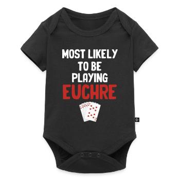 Most Likely To Play Euchre Casino - Baby Premium short-sleeve bodysuit - black - Front