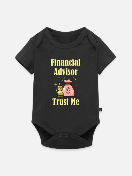 Finanzberater Trust Me Buchhalter Steuersaison - Baby Premium Kurzarmbody - Schwarz