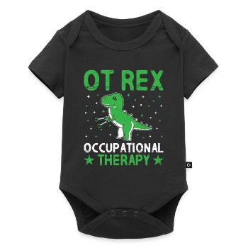 Ot Rex Ergothérapie Paléontologie des dinosaures - Body à manches courtes Premium Bébé - noir - Devant