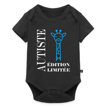 sensibilisation à l'autisme autiste - Body à manches courtes Premium Bébé - noir - Devant