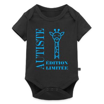sensibilisation à l'autisme autiste - Body à manches courtes Premium Bébé - noir - Devant