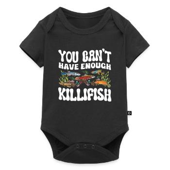 Killifish-besitzer Aquarium-enthusiasten - Baby Premium Kurzarmbody - Schwarz - Vorne