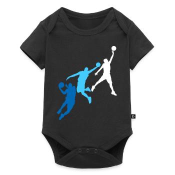 Basketball basketball basketball player - Baby Premium short-sleeve bodysuit - black - Front